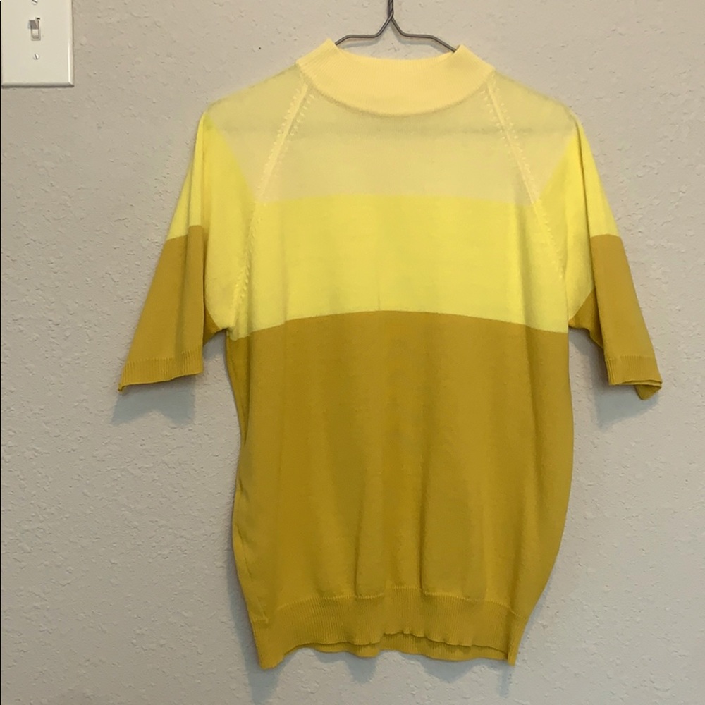 Yellow toned retro shirt